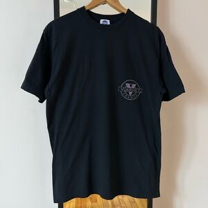 Vintage 90s Vuarnet France 🇫🇷 single stitch tee shirt black essential Lanctot